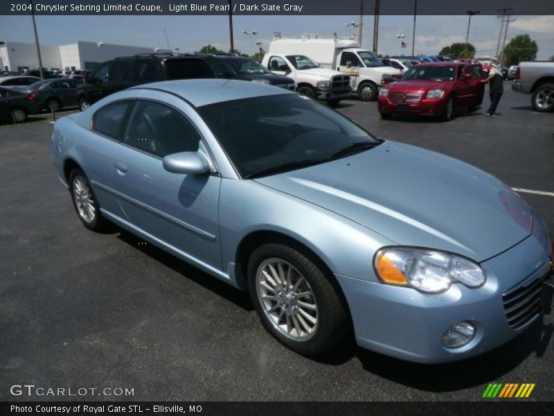 Light Blue Pearl / Dark Slate Gray 2004 Chrysler Sebring Limited Coupe