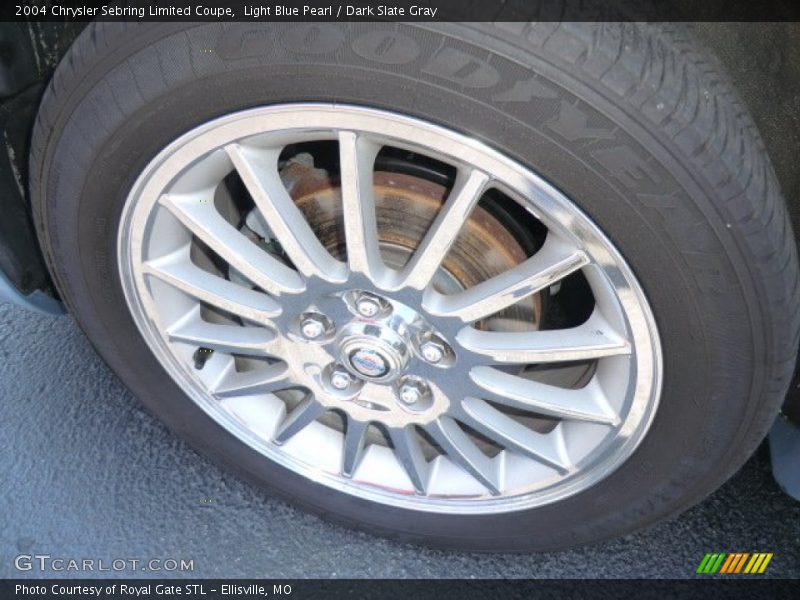 Light Blue Pearl / Dark Slate Gray 2004 Chrysler Sebring Limited Coupe