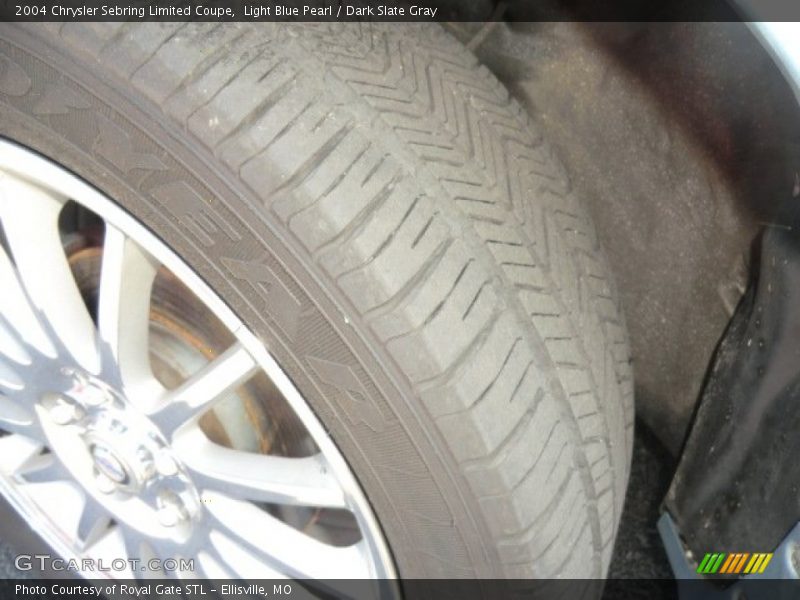 Light Blue Pearl / Dark Slate Gray 2004 Chrysler Sebring Limited Coupe