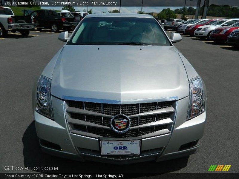 Light Platinum / Light Titanium/Ebony 2008 Cadillac CTS Sedan