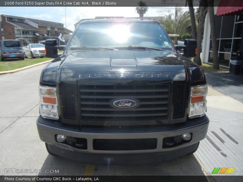 Black / Ebony 2008 Ford F250 Super Duty FX4 Crew Cab 4x4