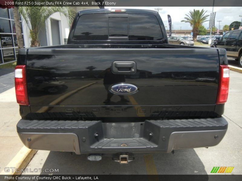 Black / Ebony 2008 Ford F250 Super Duty FX4 Crew Cab 4x4