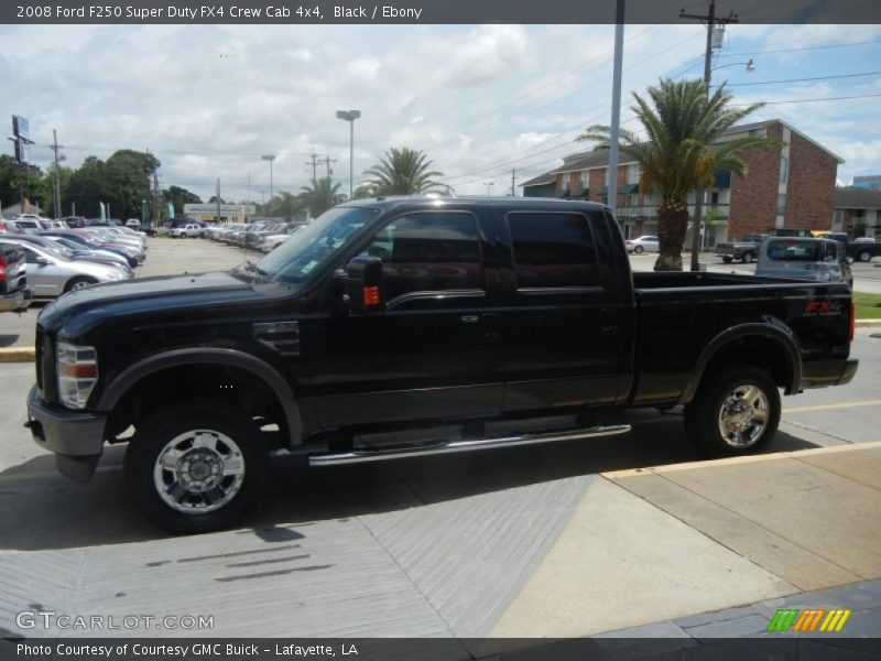 Black / Ebony 2008 Ford F250 Super Duty FX4 Crew Cab 4x4