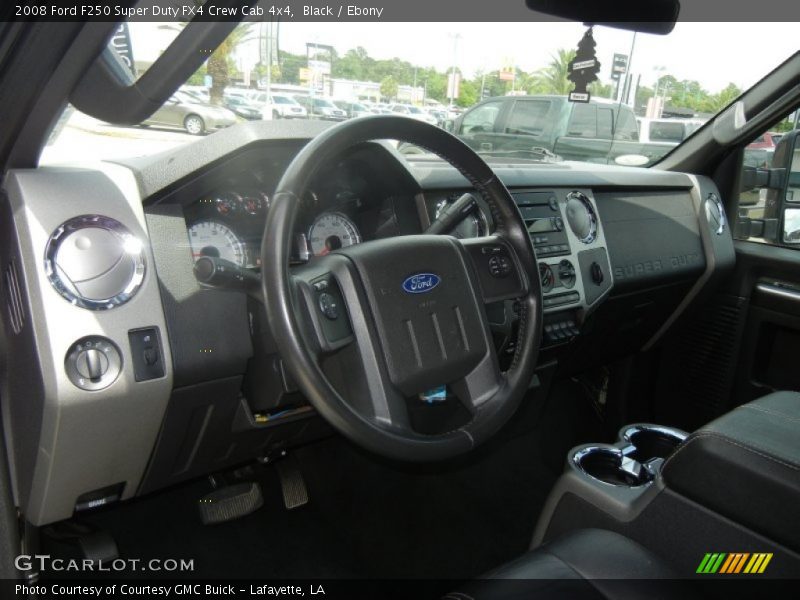 Black / Ebony 2008 Ford F250 Super Duty FX4 Crew Cab 4x4