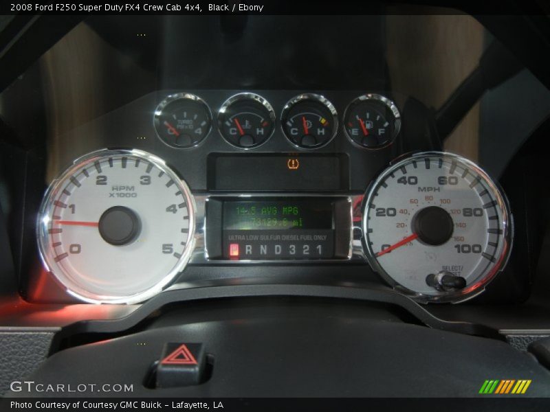 Black / Ebony 2008 Ford F250 Super Duty FX4 Crew Cab 4x4