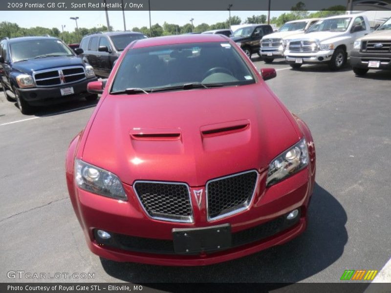 Sport Red Metallic / Onyx 2009 Pontiac G8 GT