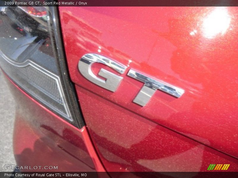Sport Red Metallic / Onyx 2009 Pontiac G8 GT
