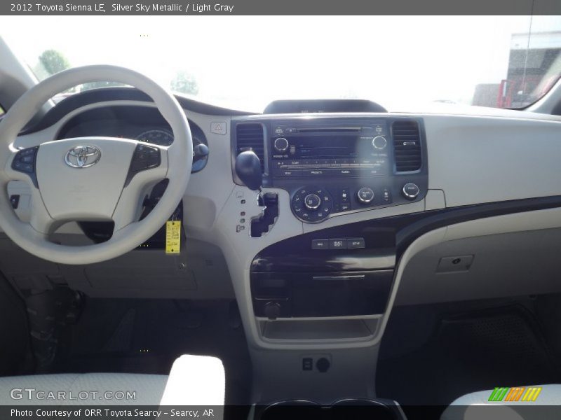 Silver Sky Metallic / Light Gray 2012 Toyota Sienna LE