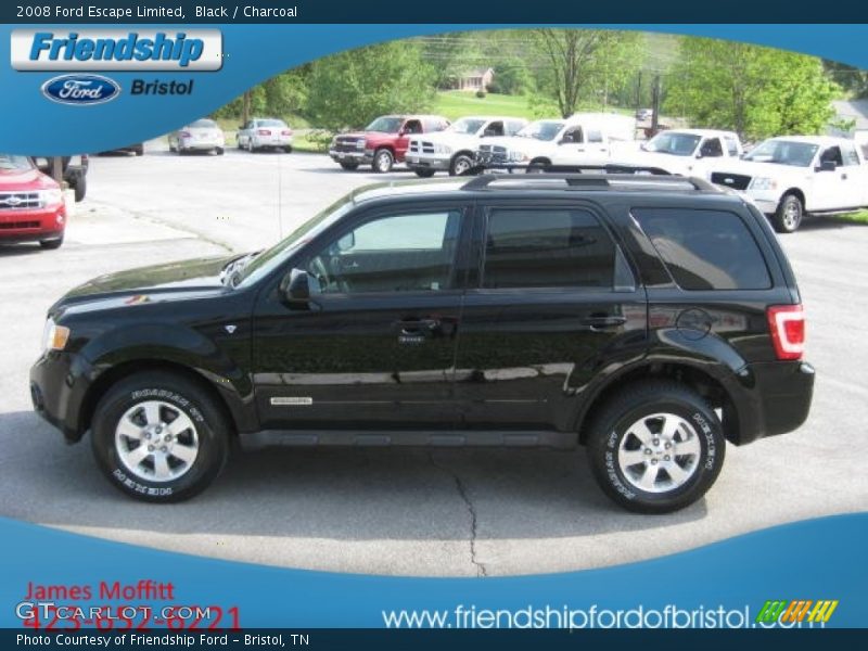 Black / Charcoal 2008 Ford Escape Limited