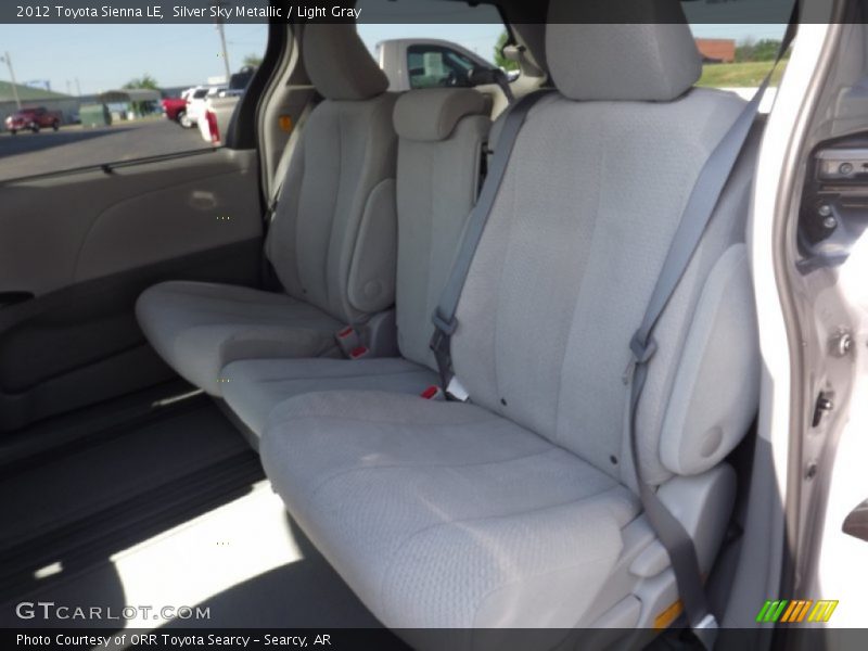 Silver Sky Metallic / Light Gray 2012 Toyota Sienna LE