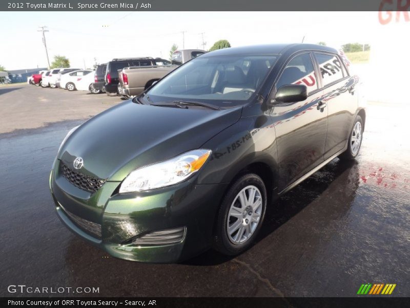 Spruce Green Mica / Ash 2012 Toyota Matrix L