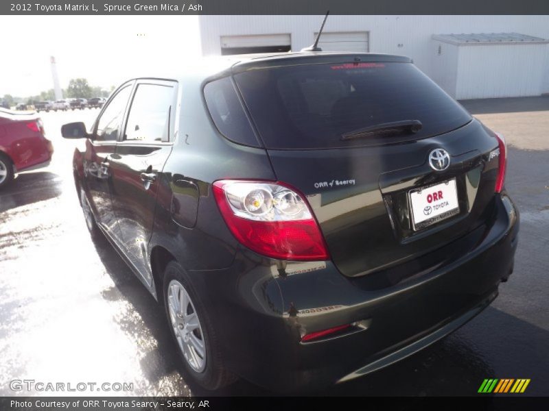 Spruce Green Mica / Ash 2012 Toyota Matrix L