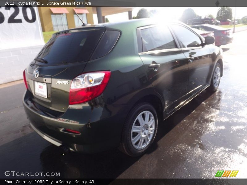Spruce Green Mica / Ash 2012 Toyota Matrix L