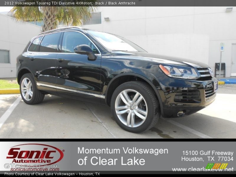 Black / Black Anthracite 2012 Volkswagen Touareg TDI Executive 4XMotion
