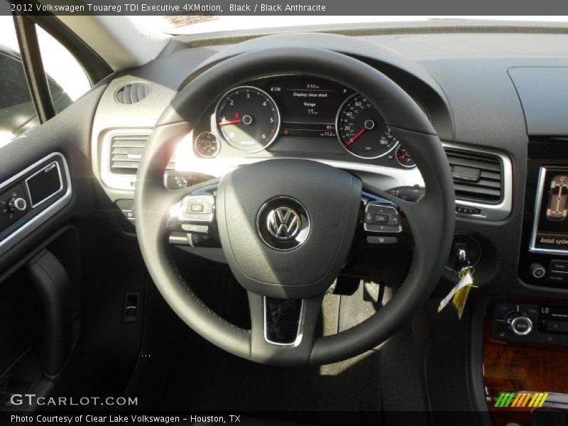 Black / Black Anthracite 2012 Volkswagen Touareg TDI Executive 4XMotion