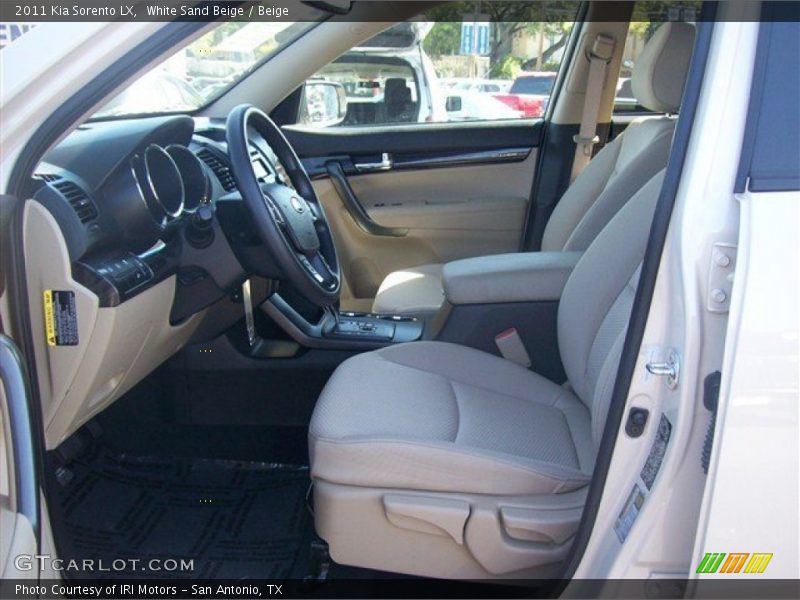 White Sand Beige / Beige 2011 Kia Sorento LX