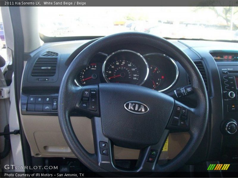 White Sand Beige / Beige 2011 Kia Sorento LX