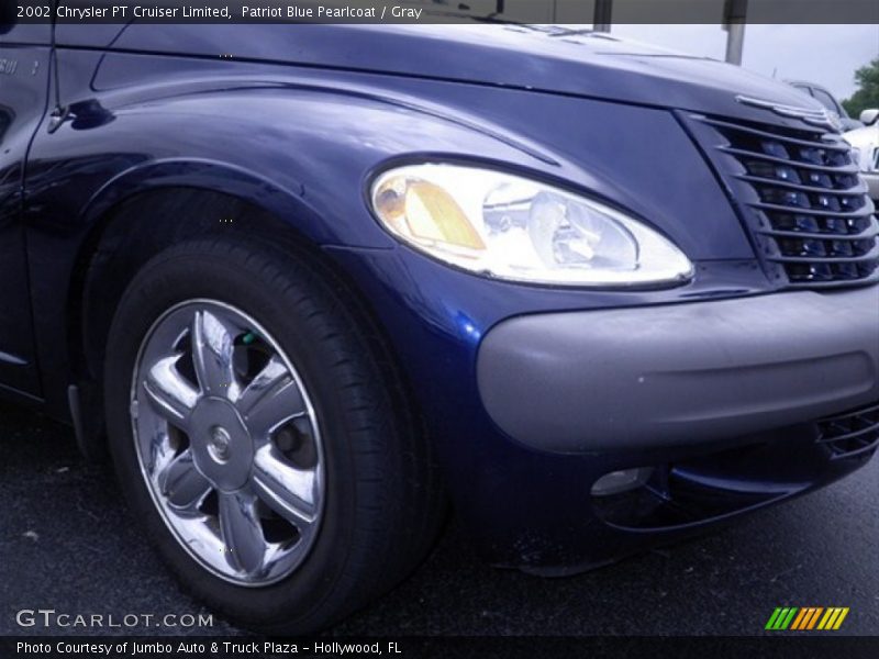 Patriot Blue Pearlcoat / Gray 2002 Chrysler PT Cruiser Limited