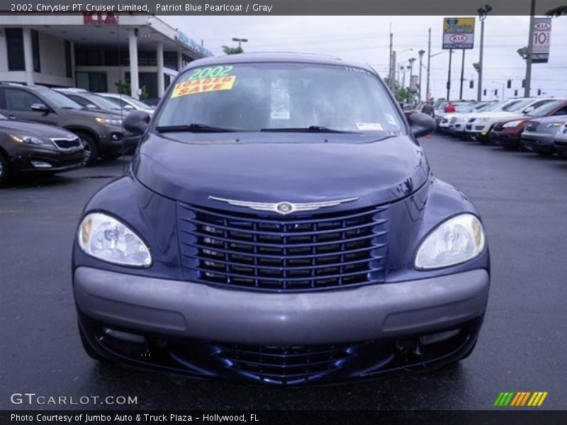 Patriot Blue Pearlcoat / Gray 2002 Chrysler PT Cruiser Limited
