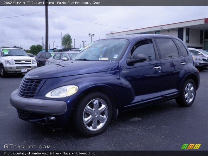 Patriot Blue Pearlcoat / Gray 2002 Chrysler PT Cruiser Limited