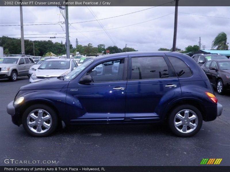 Patriot Blue Pearlcoat / Gray 2002 Chrysler PT Cruiser Limited