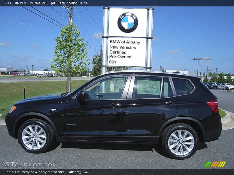 Jet Black / Sand Beige 2013 BMW X3 xDrive 28i