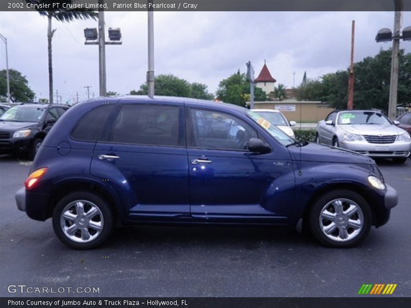 Patriot Blue Pearlcoat / Gray 2002 Chrysler PT Cruiser Limited
