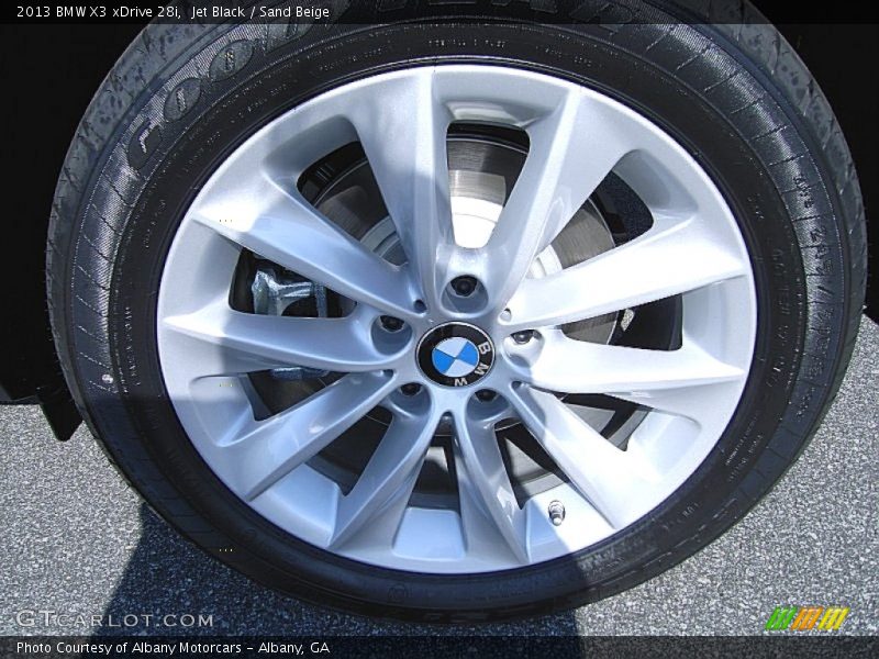 Jet Black / Sand Beige 2013 BMW X3 xDrive 28i