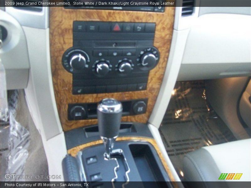Stone White / Dark Khaki/Light Graystone Royal Leather 2009 Jeep Grand Cherokee Limited