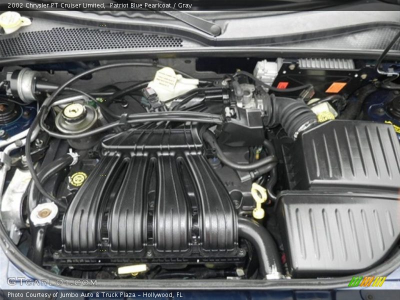 Patriot Blue Pearlcoat / Gray 2002 Chrysler PT Cruiser Limited