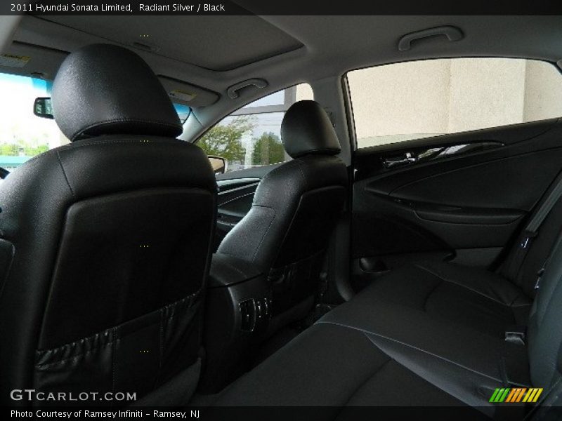 Radiant Silver / Black 2011 Hyundai Sonata Limited