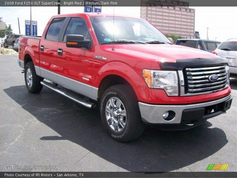 Bright Red / Medium/Dark Flint 2008 Ford F150 XLT SuperCrew