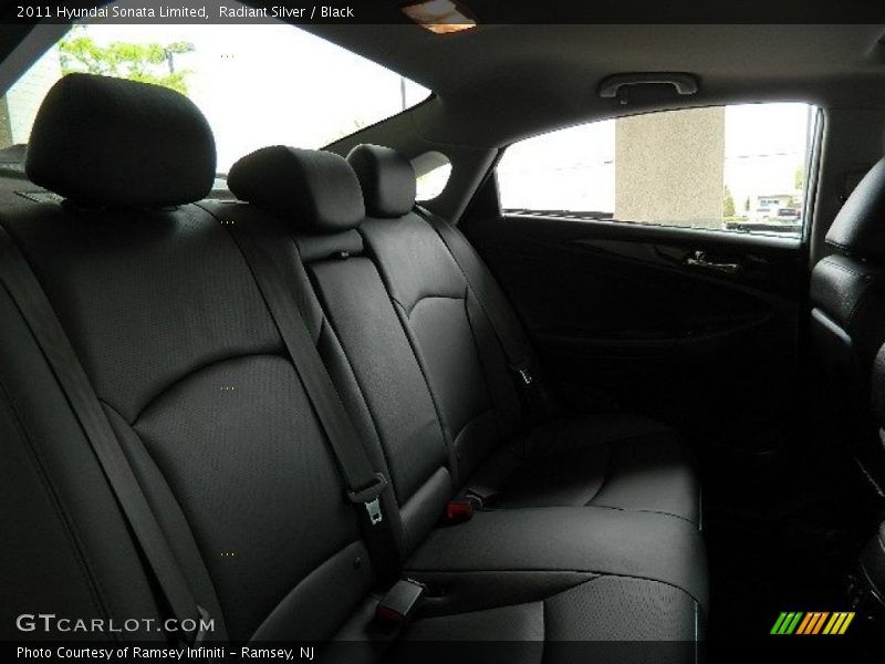 Radiant Silver / Black 2011 Hyundai Sonata Limited