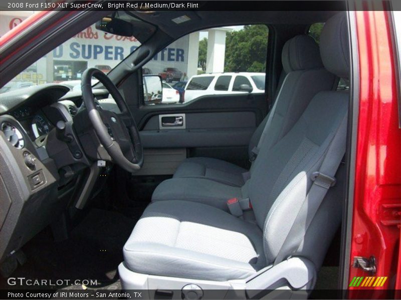 Bright Red / Medium/Dark Flint 2008 Ford F150 XLT SuperCrew