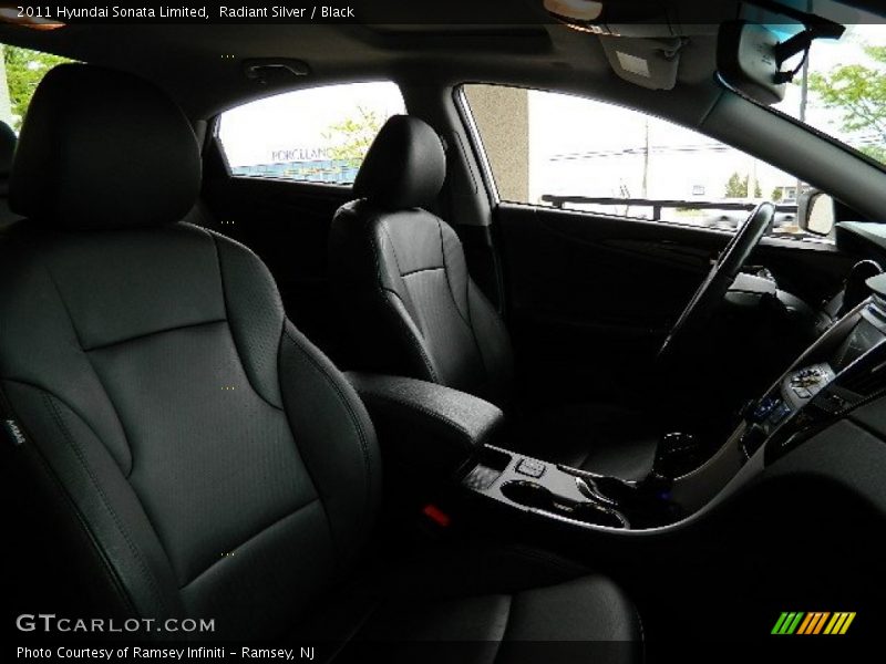 Radiant Silver / Black 2011 Hyundai Sonata Limited