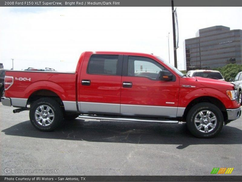 Bright Red / Medium/Dark Flint 2008 Ford F150 XLT SuperCrew