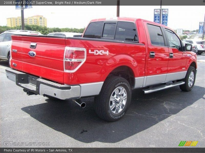 Bright Red / Medium/Dark Flint 2008 Ford F150 XLT SuperCrew