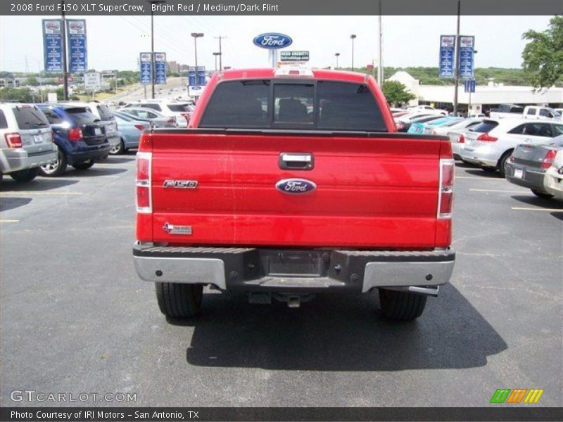 Bright Red / Medium/Dark Flint 2008 Ford F150 XLT SuperCrew