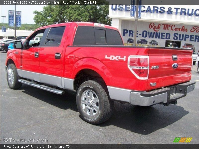 Bright Red / Medium/Dark Flint 2008 Ford F150 XLT SuperCrew