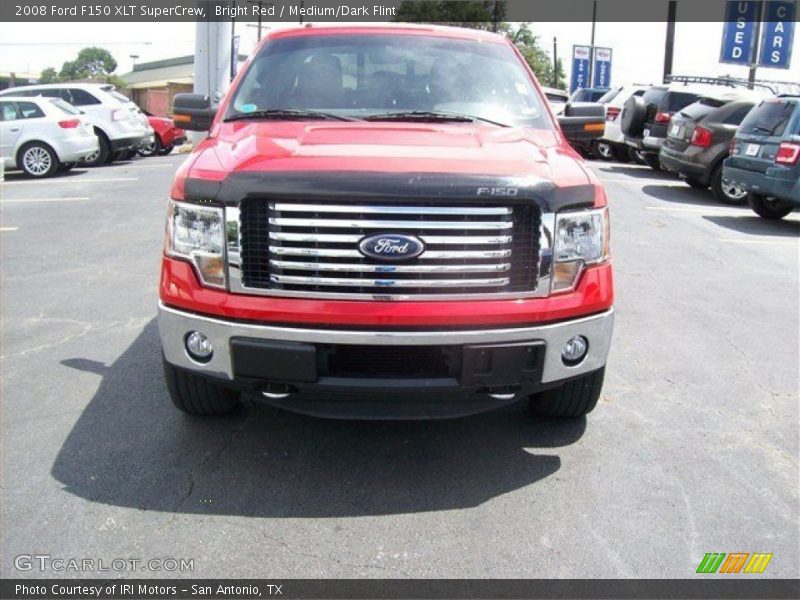 Bright Red / Medium/Dark Flint 2008 Ford F150 XLT SuperCrew