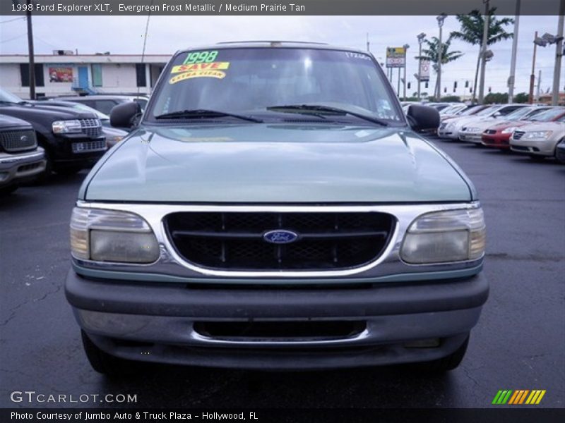 Evergreen Frost Metallic / Medium Prairie Tan 1998 Ford Explorer XLT