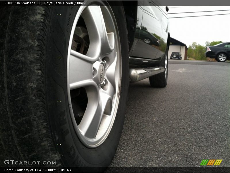 Royal Jade Green / Black 2006 Kia Sportage LX