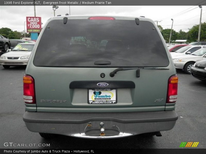 Evergreen Frost Metallic / Medium Prairie Tan 1998 Ford Explorer XLT