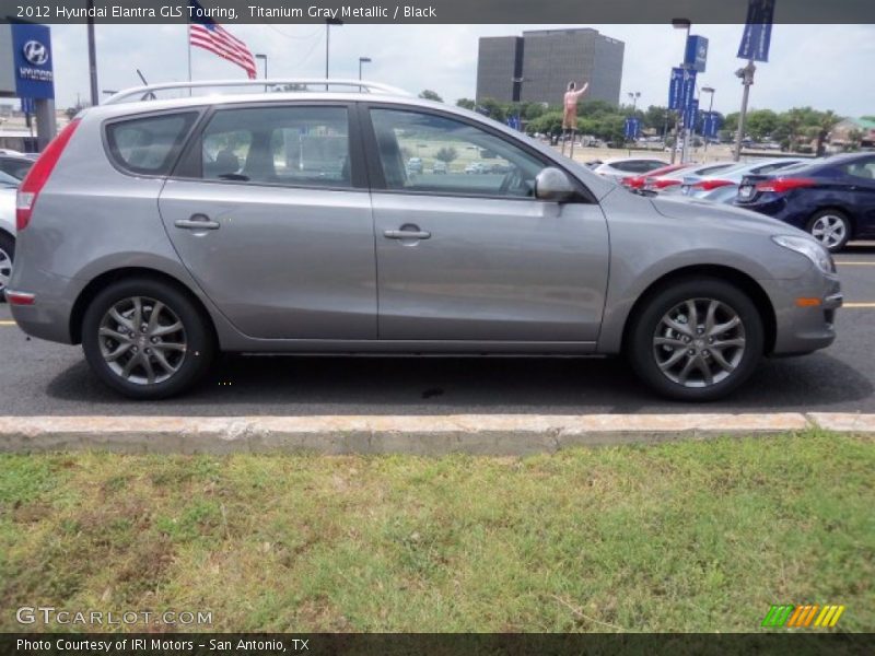 Titanium Gray Metallic / Black 2012 Hyundai Elantra GLS Touring