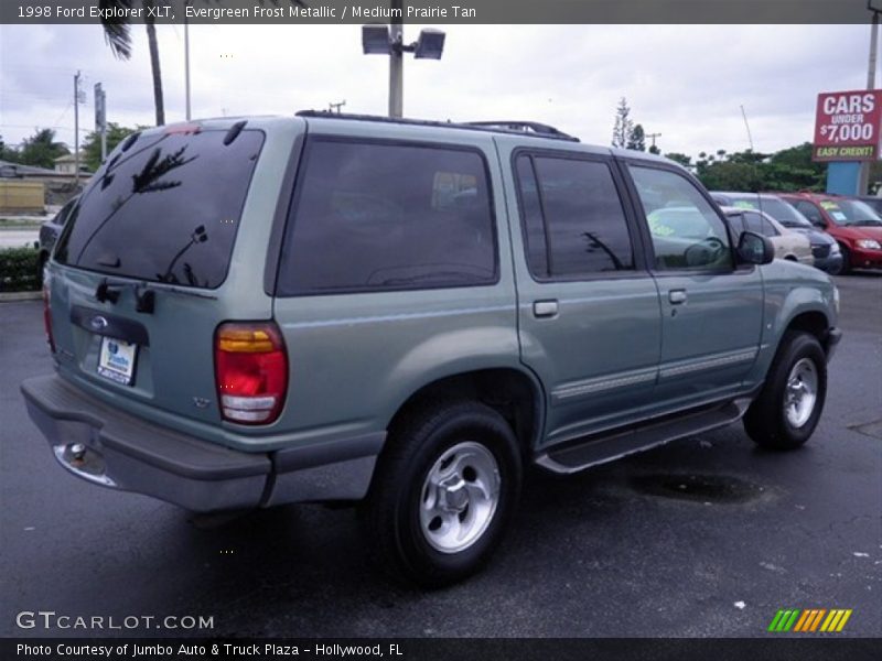 Evergreen Frost Metallic / Medium Prairie Tan 1998 Ford Explorer XLT