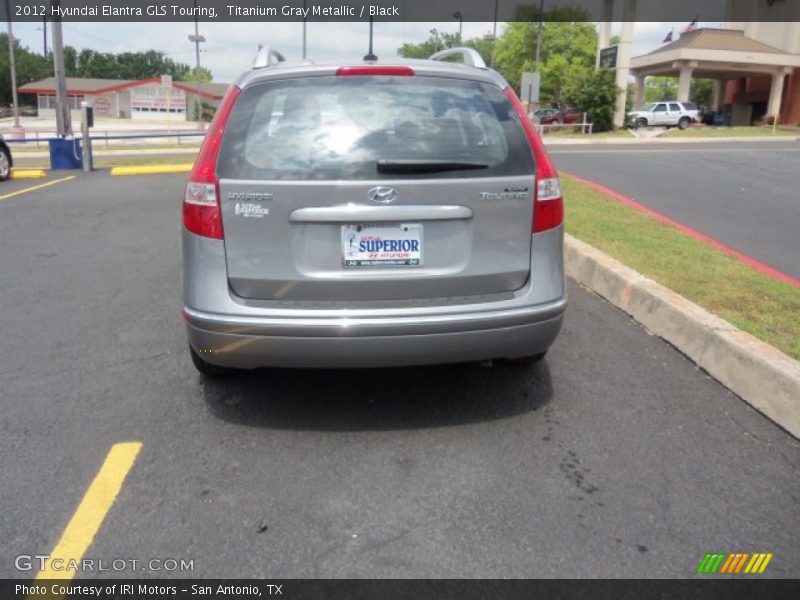 Titanium Gray Metallic / Black 2012 Hyundai Elantra GLS Touring