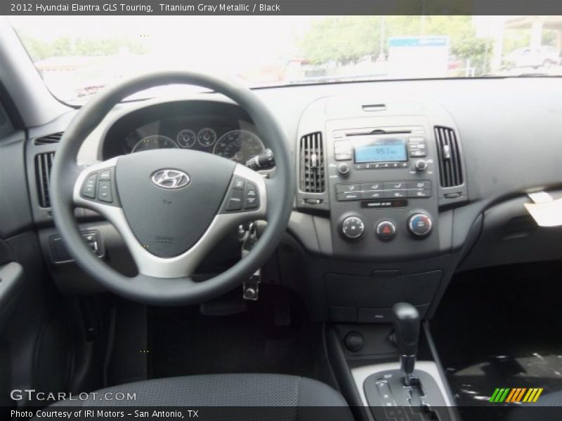 Titanium Gray Metallic / Black 2012 Hyundai Elantra GLS Touring