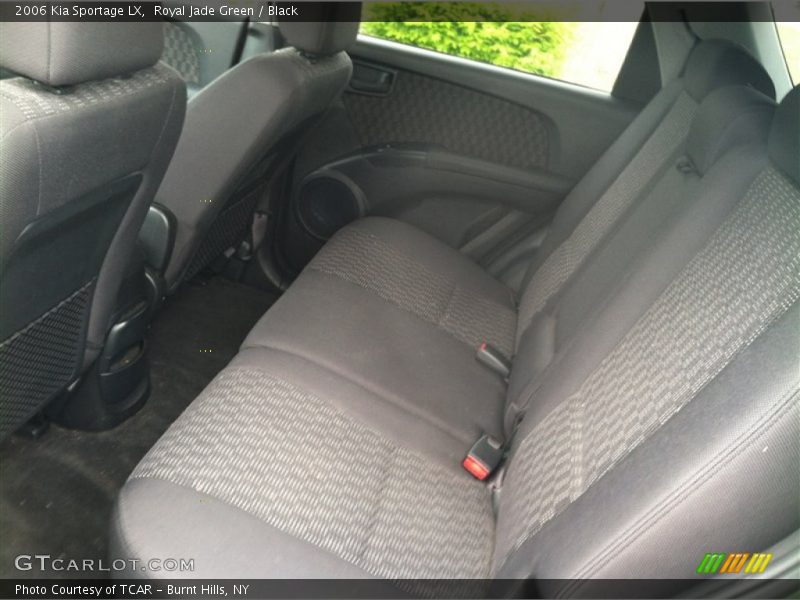 Royal Jade Green / Black 2006 Kia Sportage LX