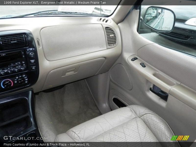 Evergreen Frost Metallic / Medium Prairie Tan 1998 Ford Explorer XLT