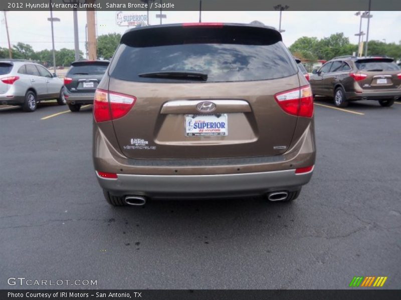 Sahara Bronze / Saddle 2012 Hyundai Veracruz Limited